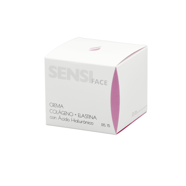 crema hidratante colágeno con elastina sensiface